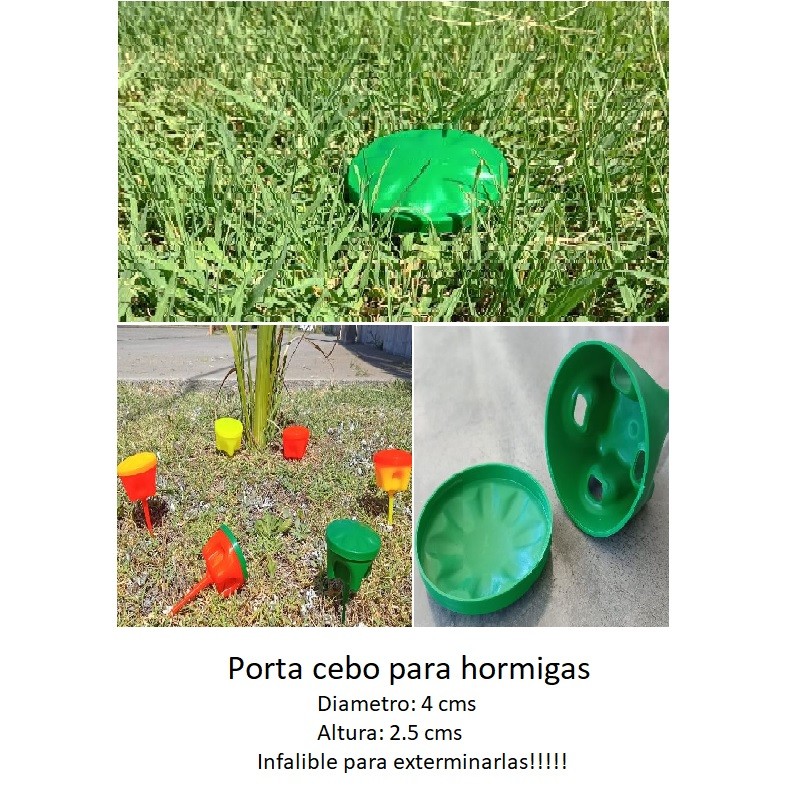 PORTA CEBO PARA HORMIGAS (HORMIGUICIDA)