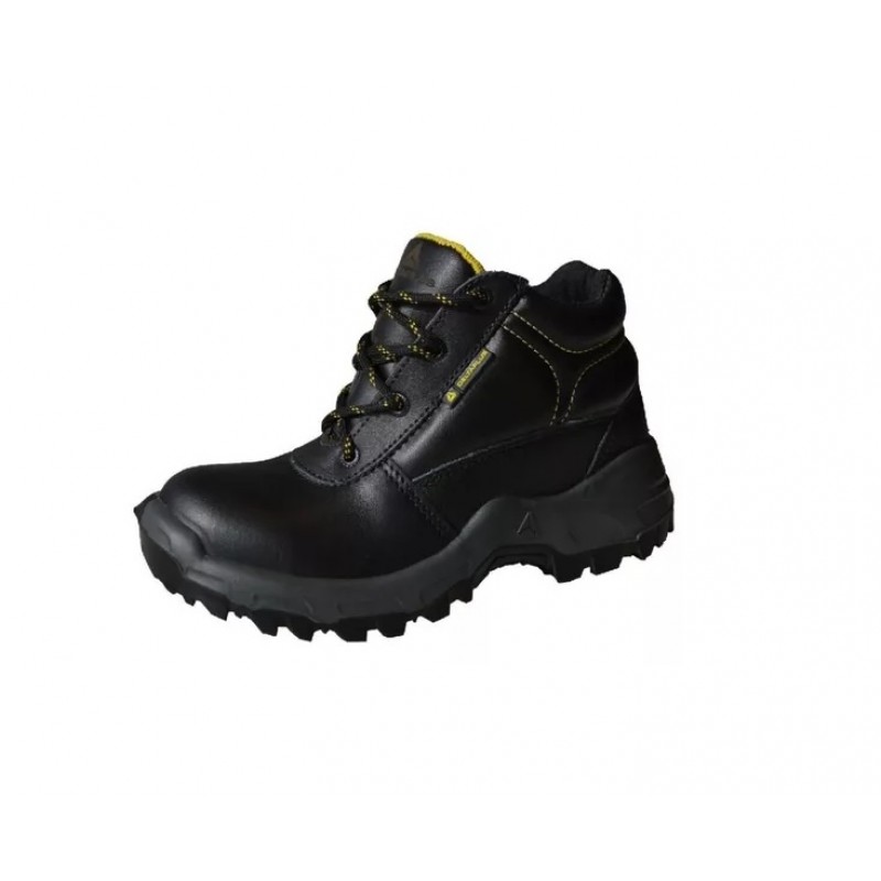 BOTIN SEGURIDAD ACERO NEGRO T.42