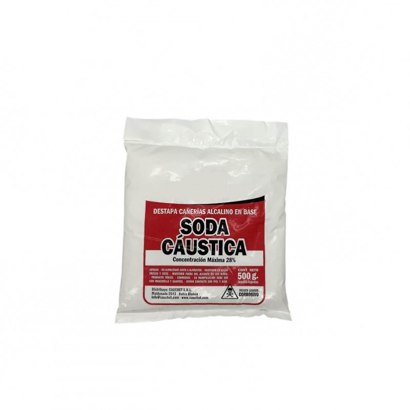 SODA CAUSTICA  500GRS.