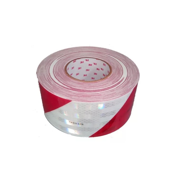 CINTA REFLECTIVA 76MM ROJA/BLAN. NORMALIZADA