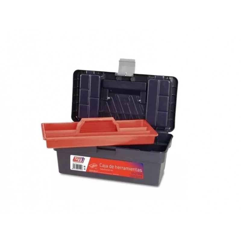 CAJA PLASTICA N10 C/BAND. 290X170X127 MM.