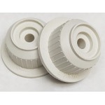 SOPORTE P/CAÑO FIJO BAÑO DE PLASTICO C/REGULACION