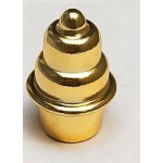 TERMINAL P/CAÑO CORTINA 1/2 DORADO