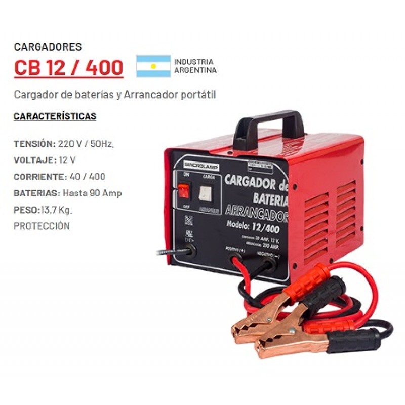 CARGADOR ARRANC.30/400A.
