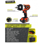 LLAVE IMPACTO ½" BAT. 18V. LITIO