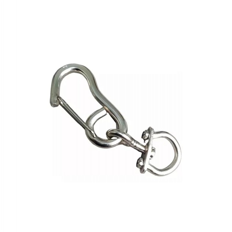 MOSQUETON SEGURIDAD Nº01 GIRATORIO 8X150MM.