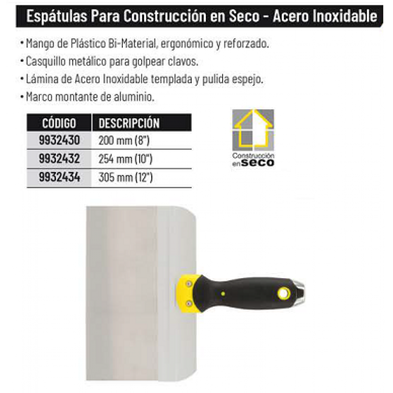 ESPATULA CONST.SECO 250MM