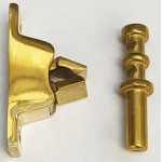 RETEN PUERTA PISO BRONCE PULIDO