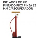 INFLADOR DE PIE PINTADO ROJO C/PULMON PICO PINZA 1.7 KG