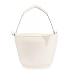 BALDE PLASTICO BLANCO
