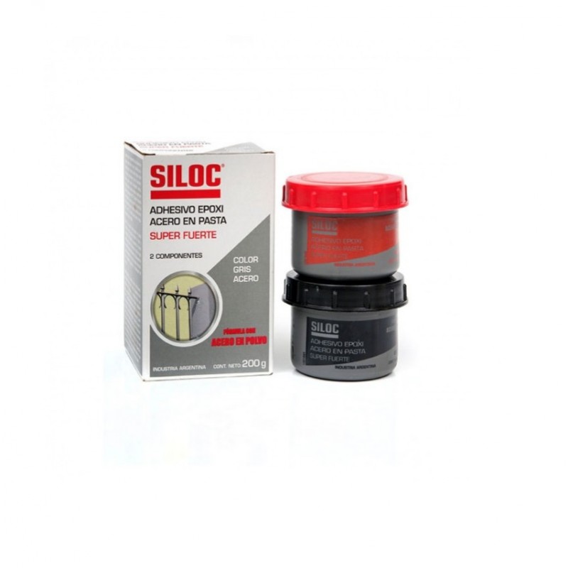 SILOC ACERO EPOXI GRIS PASTA 200GR