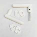 MANIJA PLASTICA REDONDA BLANCA