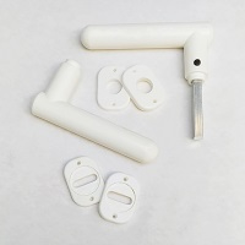 MANIJA PLASTICA REDONDA BLANCA