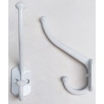 PERCHA ALUMINIO 2 GANCHOS