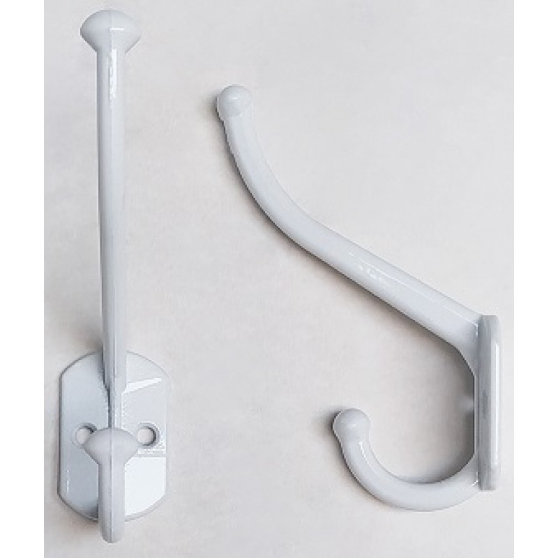 PERCHA ALUMINIO 2 GANCHOS