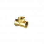 TEE 1/4 H-H-H BRONCE GAS