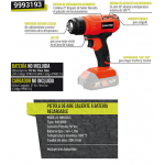 PISTOLA CALOR BAT. 18V.LITIO