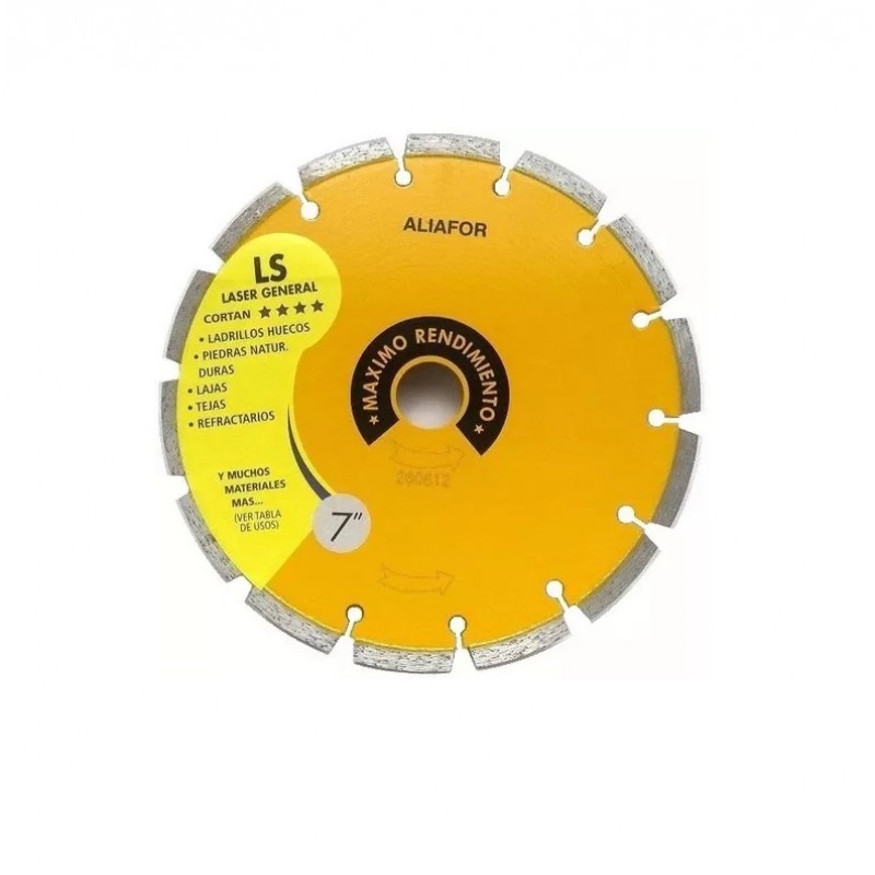 DISCO DIAMANTADO AMARILLO 7 "LS"