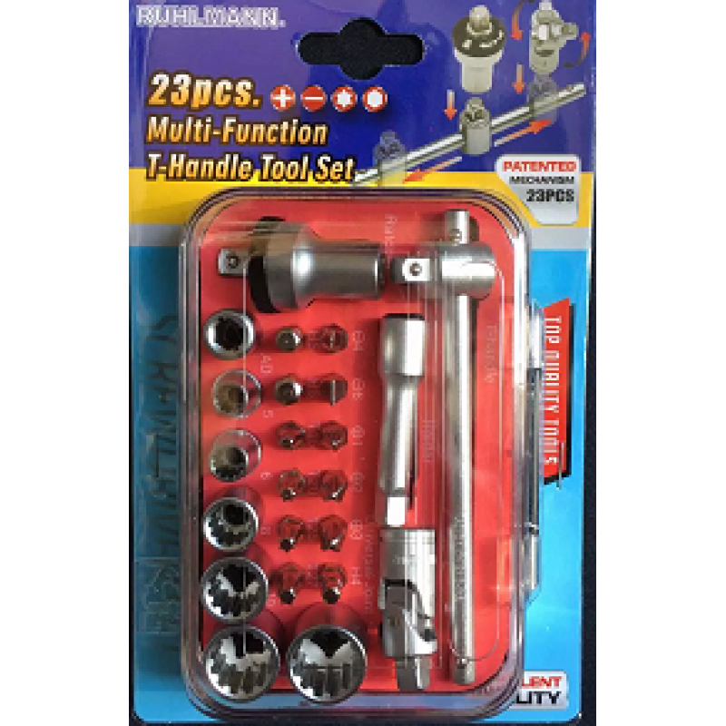 JUEGO PUNTA Y TUBO C/MANIJA 1/4