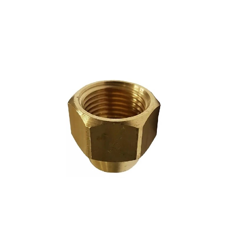 TUERCA 1/2X7/16X3/4 BRONCE