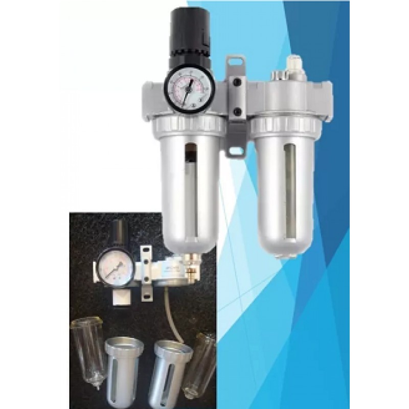 FILTRO REGUL.C/MAN/LUBR/T.AGUA 1/2"