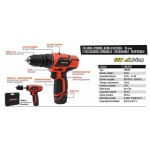 TALADRO BAT. 12V.2VE.10MM. ATORNILLADOR