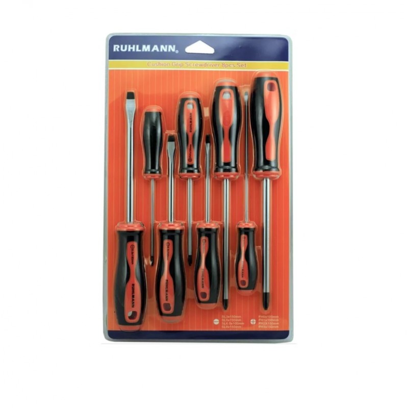 JUEGO DESTORNILLADOR 8PZAS.