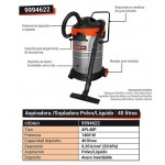 ASPIRADORA 40L.LIQ/POL.A.INOX.