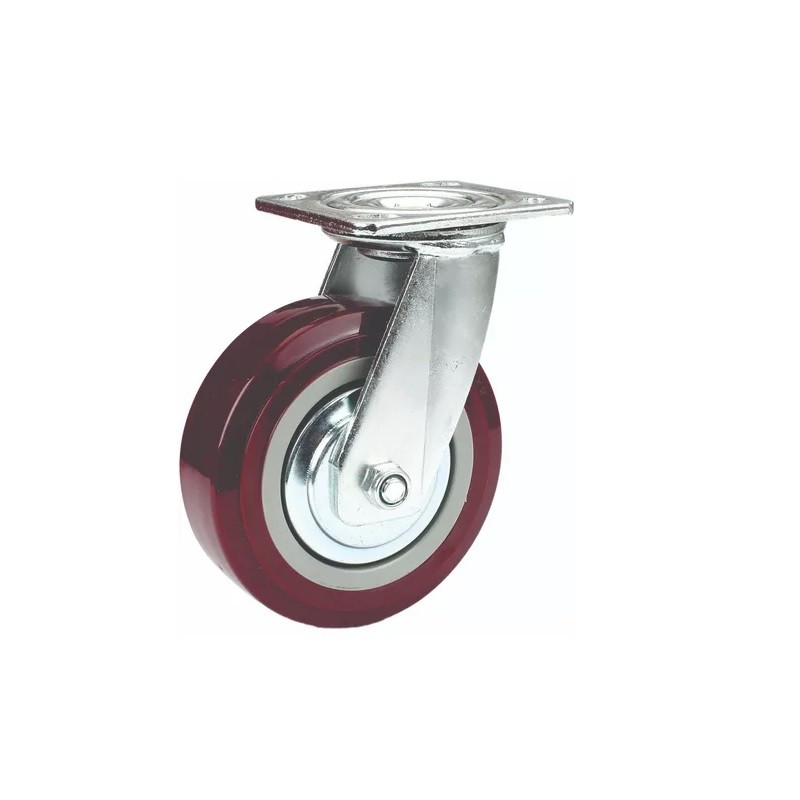 RUEDA HORQ.GIRATORIA CAUCHO/NYLON  50