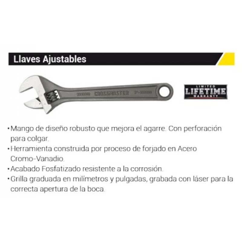 LLAVE AJUSTABLE 10"
