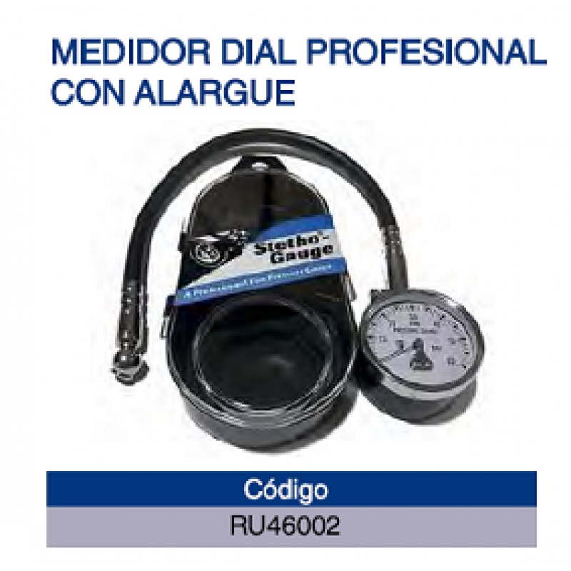 MEDIDOR PRESION 60 LBS.C/MANGUERA