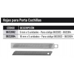 REPUESTO TRINCHETA 18MM.   (5U)