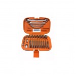 JUEGO LLAVES Y TUBOS TORX HEMBRA 41PZ.