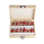 JUEGO DE FRESAS 12PZAS.MADERA