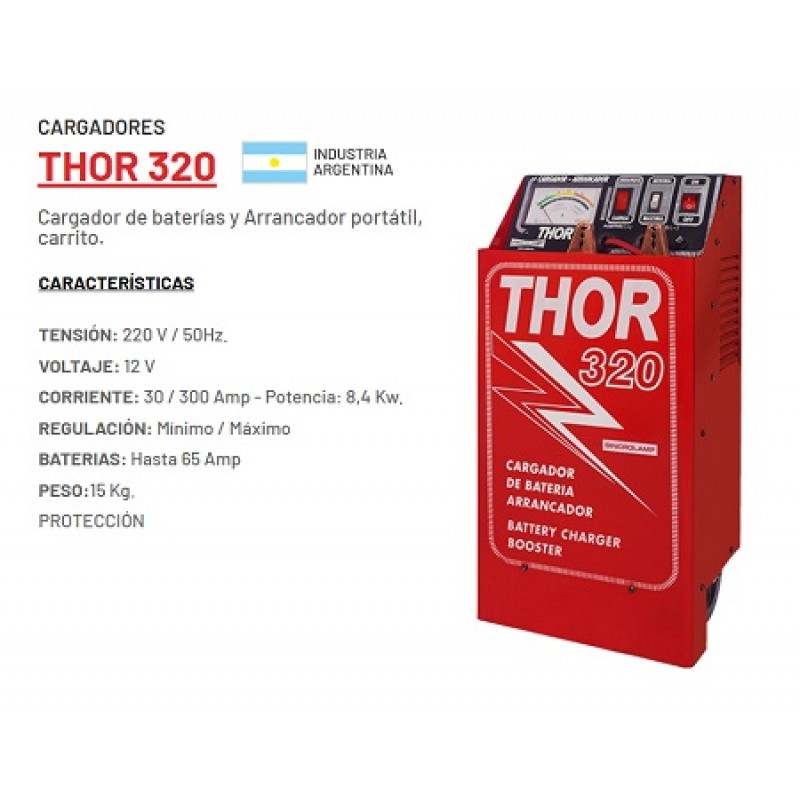 CARGADOR ARRANC.CARRO 30/330A.*