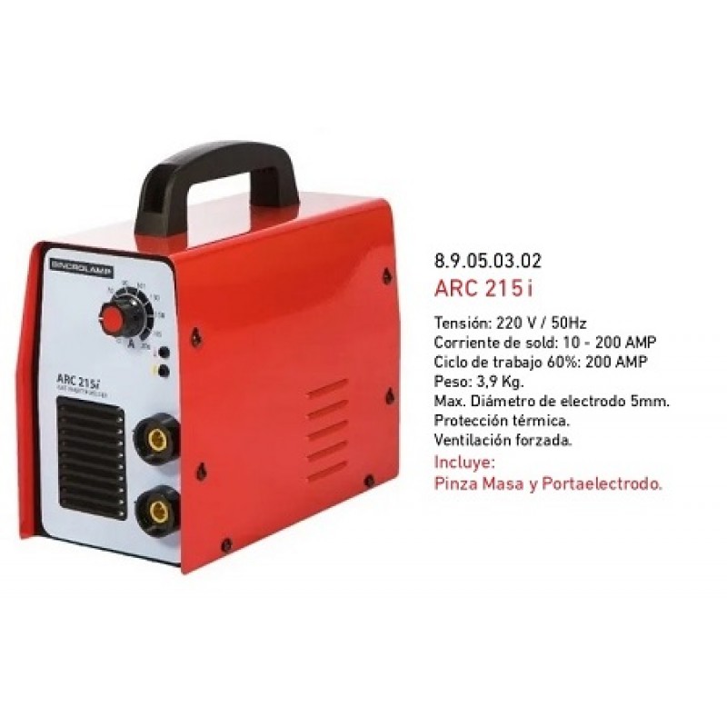 SOLDADORA INVERTER 200A. PROF.