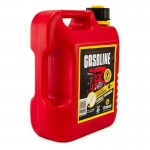 BIDON COMBUSTIBLE PLASTICO ROJO 4LTS. CHATO