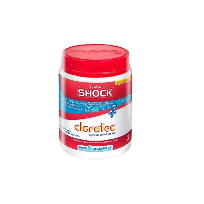 PISCINA CLORO GRANULADO SHOCK 1 KG.