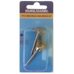 ACCESORIOS P/MINITORNO CEPILLOS BRONCE 3 PCS.