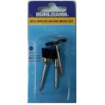 ACCESORIOS P/MINITORNO CEPILLOS NYLON 3 PCS.
