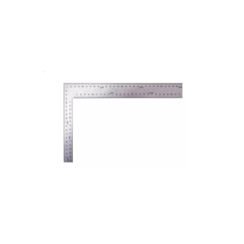 ESCUADRA AC.INOXIDABLE 30CM