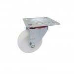 RUEDA PP BLANCA 75MM BASE GIRATORIA