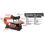 SIERRA CALADORA DE BANCO 406MM.LASER