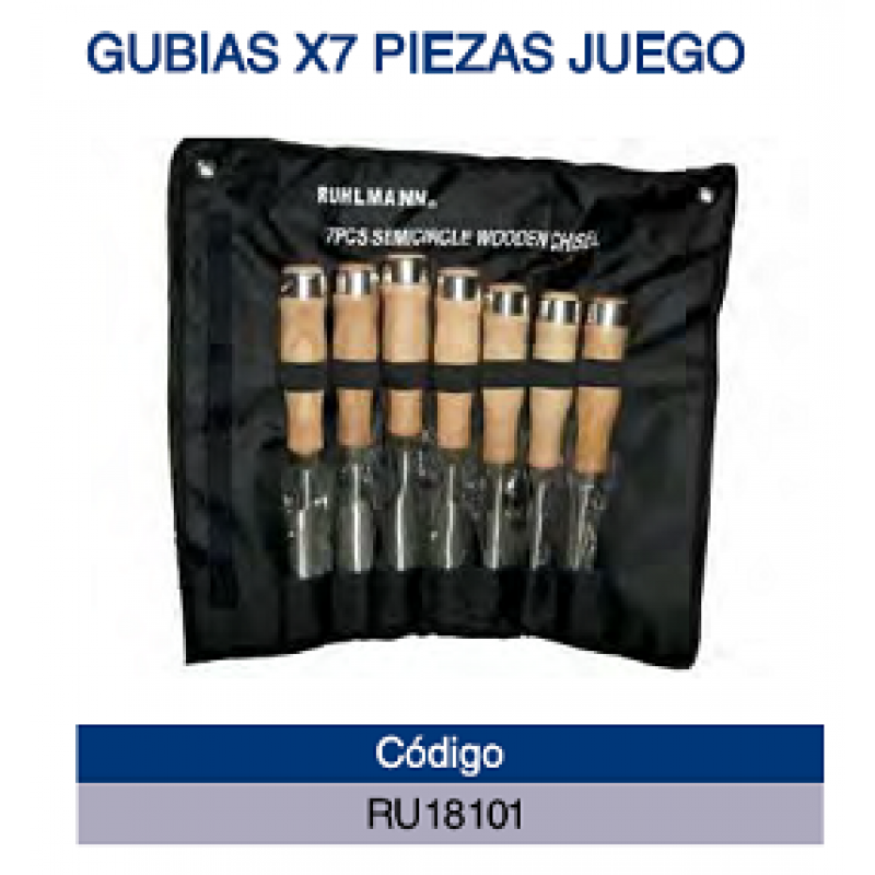 JUEGO GUBIAS 7PZS
