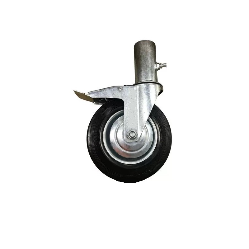 RUEDA P/ANDAMIO GIRATORIO CHAPA 160MM C/FRENO