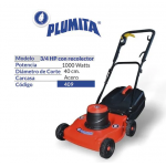 CORTADORA CESPED ELECT.3/4HP.C/BOL. 16" R/14CM.