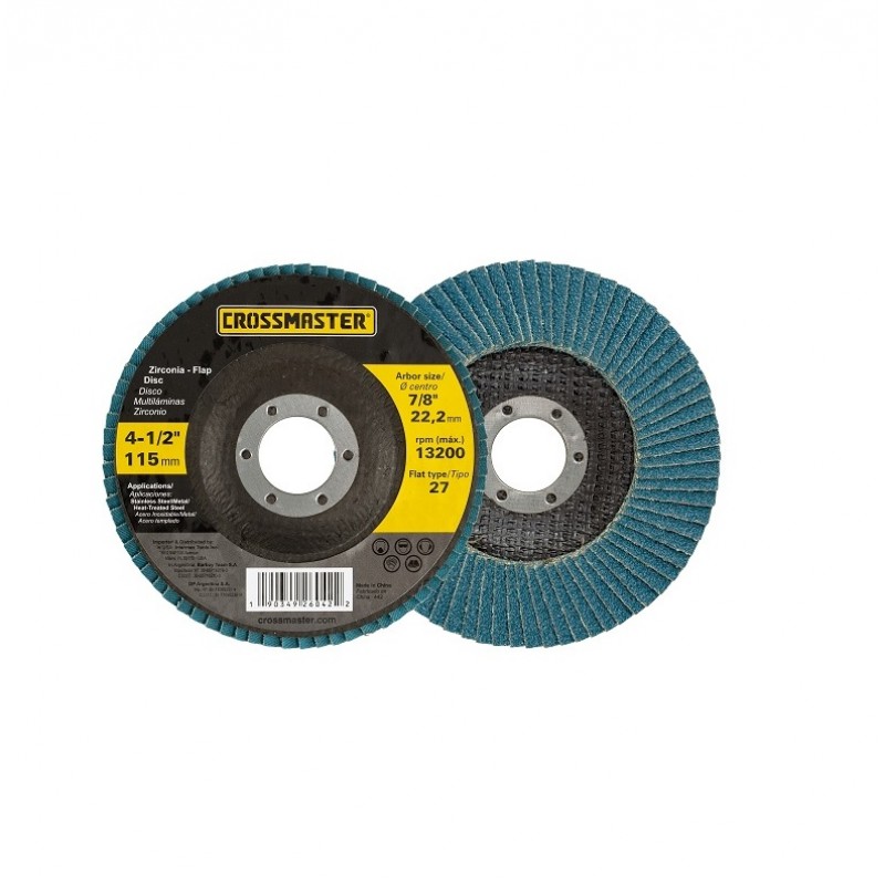DISCO DE PULIR FLAP 7" ZIRCONIO G80