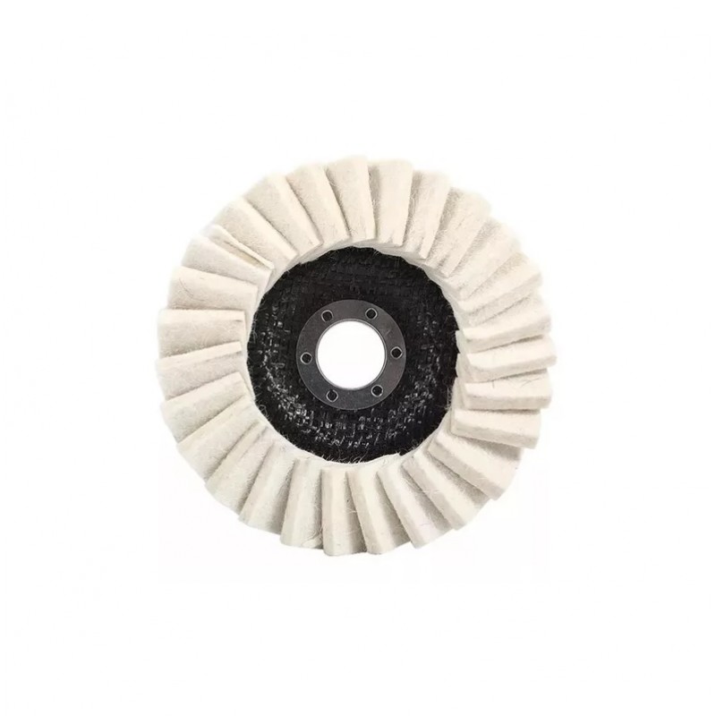 DISCO DE PULIR FLAP A.INOX.4½ FIELTRO
