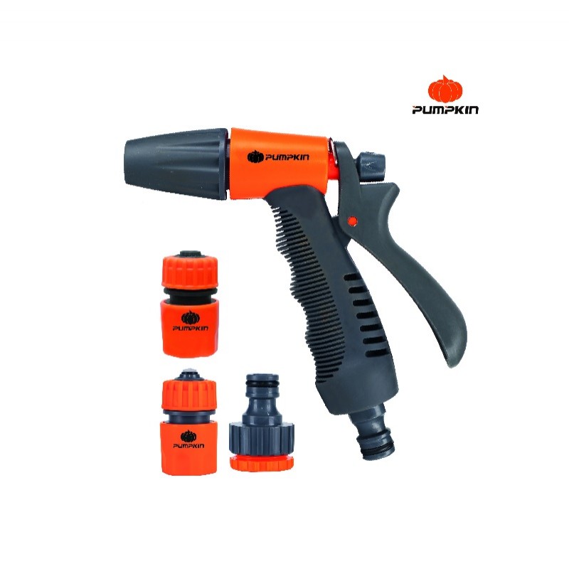 RIEGO PISTOLA CAUDAL AJUSTABLE SOFT C/CONECTORES