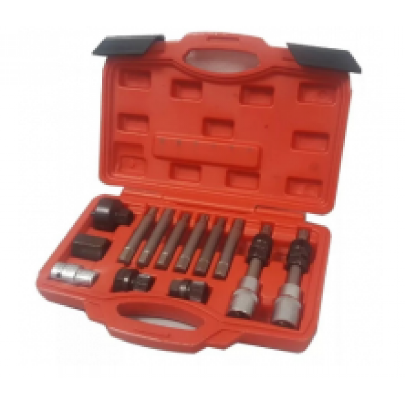 JUEGO PUNTAS Y TUBOS P/ALTERNADOR 13 PCS.